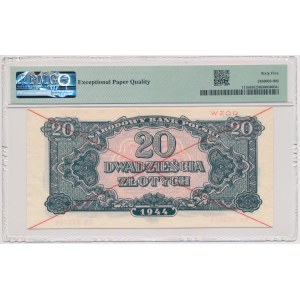 20 złotych 1944 ...owe - KM - WZÓR