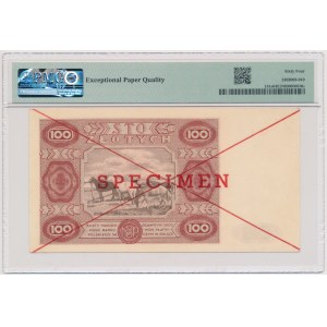 SPECIMEN 100 zloty 1947 - A 1234567