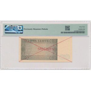 SPECIMEN 2 zloty 1948 - BU 117... - rare