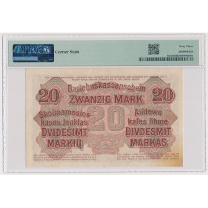 Ost- Kaunas, 20 marks 1918 - A