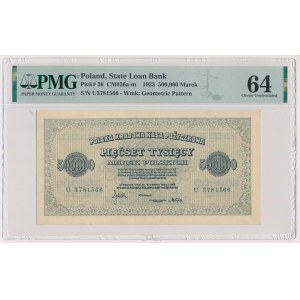 500,000 mkp 1923 - U - 7-digit numerator