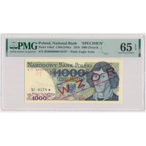 1.000 złotych 1979 - WZÓR - BM 0000000 - No. 0478