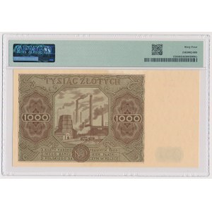 1,000 zloty 1947 - B - capital letter