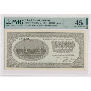 1 mln mkp 1923 - G - numerator 6-cyfrowy