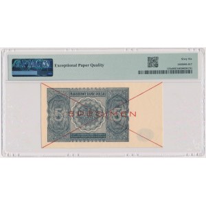 SPECIMEN 5 zloty 1946