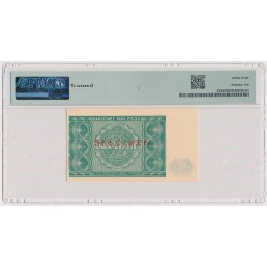 SPECIMEN 2 zloty 1946 - no deletions - acceptance pattern