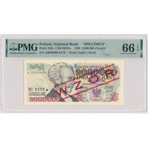2 mln złotych 1993 - WZÓR - A 0000000 - No. 0179