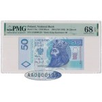 50 zloty 1994 - AA - LOW number - 0000139.