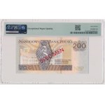 200 zloty 1994 - MODEL - AA 0000000 - No. 1205.