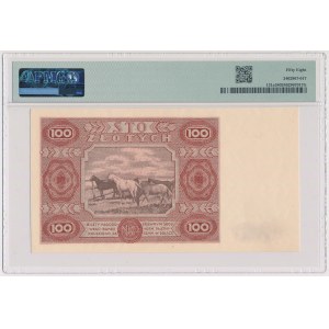 100 zloty 1947 - E - capital letter