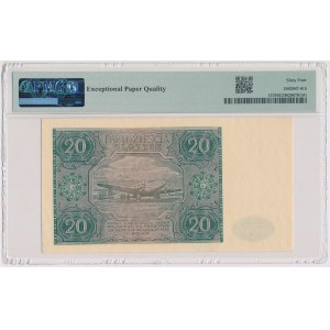 20 złotych 1946 - mała litera - B