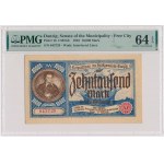 Gdansk, 10,000 marks 1923 June