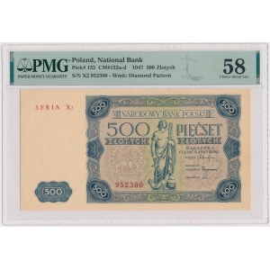 500 zloty 1947 - X2