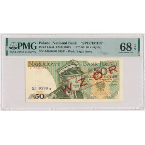 50 zloty 1975 - MODEL - A 0000000 - No. 0590