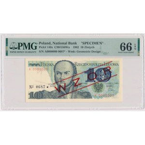 10 gold 1982 - MODEL - A 0000000 - No. 0687