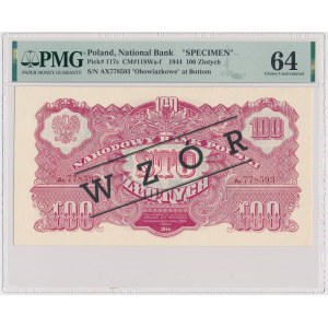 100 gold 1944 ...owe - Ax - imprinted MODEL