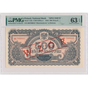 500 gold 1944 ...owe - BH - imprinted MODEL