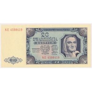 20 złotych 1948 - KE