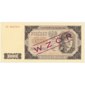 500 gold 1948 - CC - imprinted MODEL