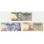10k, 50k and 100k 1988-1993 - set (3pcs)
