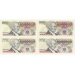 2 million gold 1992-1993 - A and B - set (4pc)