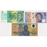 Australia, $2, $5 and $10 - set (3pcs)