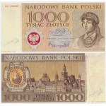 Post-exhibition copies of 1,000 zloty 1965 with Heidrich