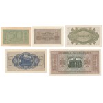Germany, 50 reichspfennig - 20 reichsmark - set (5pcs)
