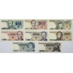 10 - 2,000 zl 1979-1988 - set (8pcs)