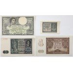 1 - 500 gold 1919-1941 - set (4pcs)