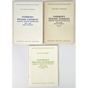 Papierowy pieniądz zastępczy obozów jeńców, Sikorski (3szt)