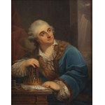 Marcello Bacciarelli, circle, Portrait of Stanislaus Augustus with an Hourglass