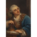 Marcello Bacciarelli, krąg, Portret Stanisława Augusta z klepsydrą