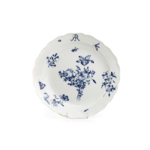 inconnu, Plat avec monogramme AR (Augustus Rex) et KHCW (Königliche Hof Conditorei Warschau), 1ère moitié du 18e siècle.
