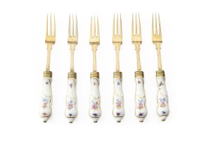 Cutlery set with the 'Prussian' coat of arms under the princely crown