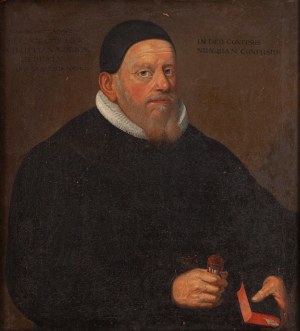 Author unrecognized (17th century), Portrait of a man in a white orifice