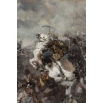Wacław Pawliszak (1866 Warschau - 1905 Warschau), Fürst Józef Poniatowski in Raszyn, 1887