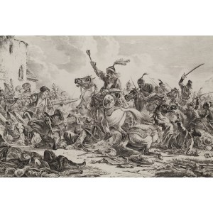 Aleksander Orłowski (1777 - 1832 ), Bitwa Gruzinów z góralami, 1826