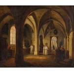 Aleksander Gryglewski, according to (1833 Brzostek - 1879 Gdansk), Interior of the sacristy of the church of the Dominican Friars in Cracow.