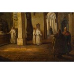 Aleksander Gryglewski, according to (1833 Brzostek - 1879 Gdansk), Interior of the sacristy of the church of the Dominican Friars in Cracow.