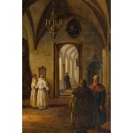 Aleksander Gryglewski, according to (1833 Brzostek - 1879 Gdansk), Interior of the sacristy of the church of the Dominican Friars in Cracow.