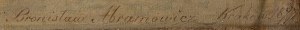 Bronislaw Abramovich (1837 Zaluchow, Ukraine - 1912 Krakow), 