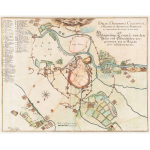 Isidoro Affaita starszy (1622 Valsolda - 1684), Oblężenie Krakowa w czasie potopu szwedzkiego, 1667