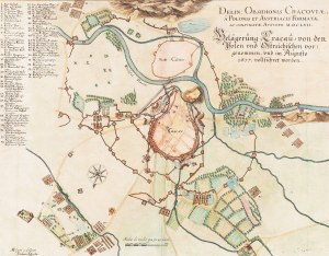 Isidoro Affaita starszy (1622 Valsolda - 1684), Oblężenie Krakowa w czasie potopu szwedzkiego, 1667