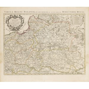 Pieter Mortier (1661 Lejda - 1711 Amsterdam), Mapa ziem Rzeczpospolitej (Estats de la Couronne de Pologne subdivise’s…), 1730