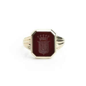 Signet with the Sas coat of arms, 1920s-30s.