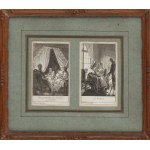 Daniel Chodowiecki (1726 Gdańsk - 1801 Berlin), Zajęcia damy - dwie prace, 1780