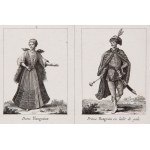 unknown, Sheet - Hungarian, Polish and Lithuanian costumes