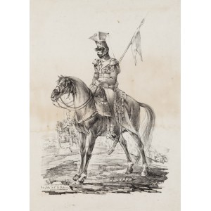 Nicolas Toussaint Charlet (1792 - 1845), Lansjer pierwszego pułku szwoleżerów gwardii Napoleona , 1 cw. XIX w.