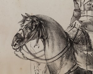 Nicolas Toussaint Charlet (1792 - 1845), Lansjer pierwszego pułku szwoleżerów gwardii Napoleona , 1 cw. XIX w.